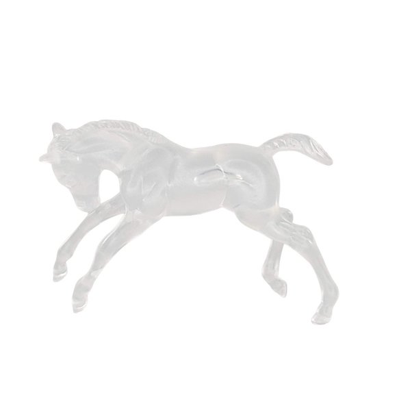 Breyer Stablemates Scrambling Foal Clearware #4210 Unpainted Suncatcher - Picture 1 of 5